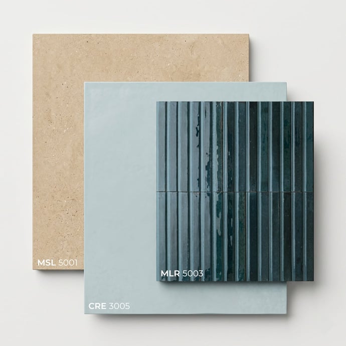 Terracotta Linear Blue