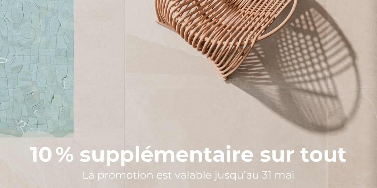 20 mm grip extérieur - Grès cérame