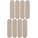 Earthenware concrete oval mosaic