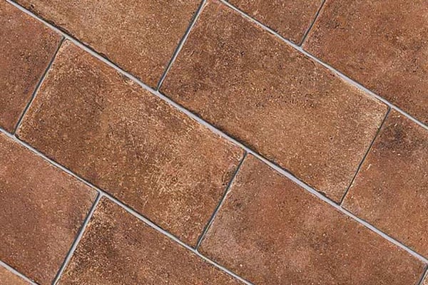 Terracotta effect floor tiles cotto Sandblasted