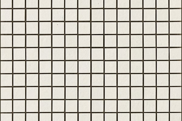 Mosaik 2x2 cm Weißer Zement