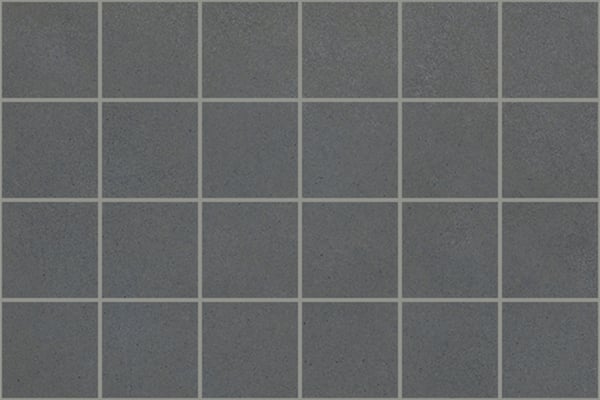Mosaik 5x5 cm Schwarzer Zement