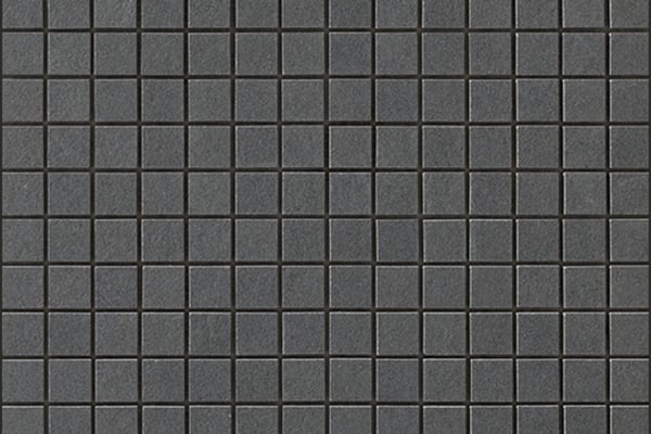 Mosaik 2x2 cm Schwarzer Zement