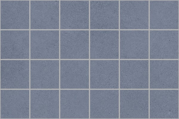 Mosaik 5x5 cm Himmelblauer Zement