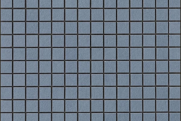 Mosaik 2x2 cm Himmelblauer Zement