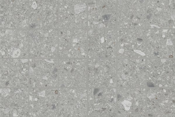 Milano Grauer Ceppo di Gré Mosaik