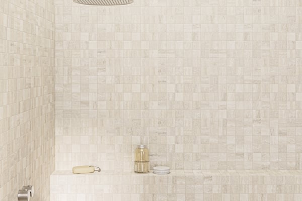 Travertin Roma Navona Mosaik