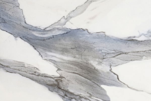 Glänzender blau und weiß marmor