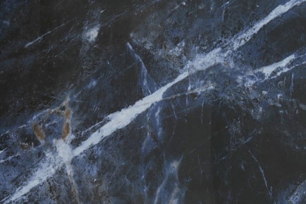 Blu Sodalith glänzender Marmor
