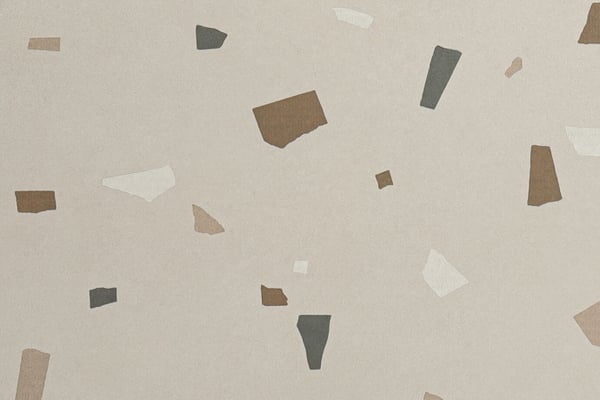 Taubenfarbener venezianischer geometrischer Terrazzo