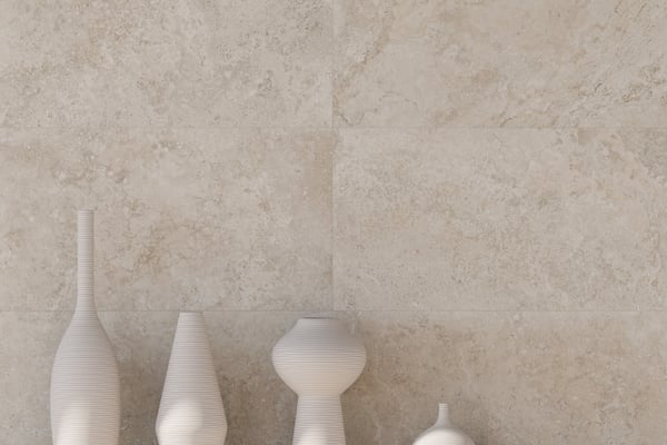 Zeitgenössischer Beiger Crosscut Travertin Outdoor Rutschfest R11