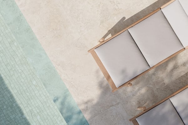 Silver Cross Beige - Travertine 20 mm Outdoor