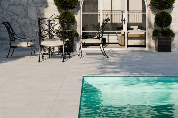 Stein von Marseille Elfenbein 20 mm Outdoor