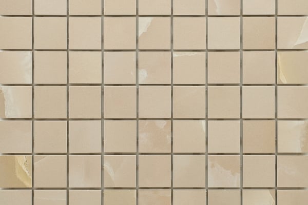 Edles Marmor Mosaik Beige Matt