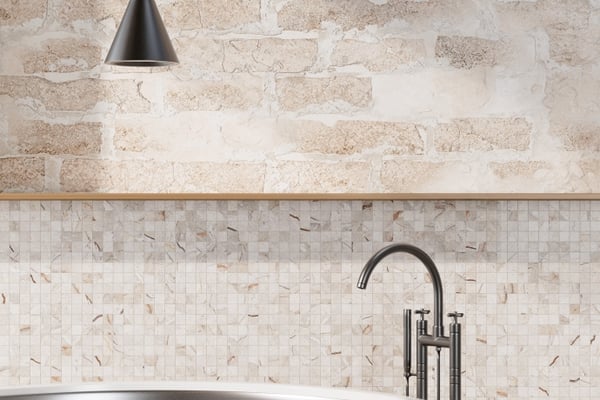Stein Oxford Weiß Mosaik
