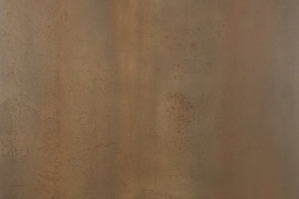 Leicht oxidiertes braunes Metall