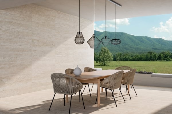 Silver Vein Beige - Travertin 20 mm Extérieur