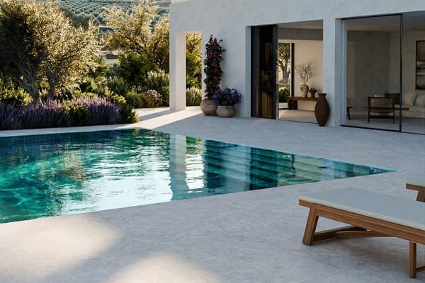 Travertin Querschliff beiger Marmor 20 mm outdoor