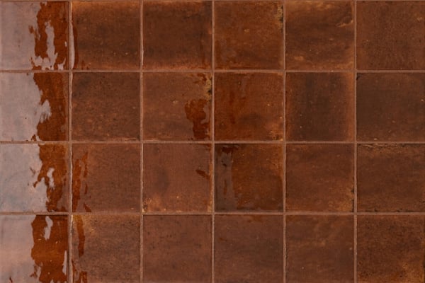 Terrakotta-Quadrat Karamell