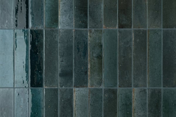 Terrakotta-Ziegel Blau