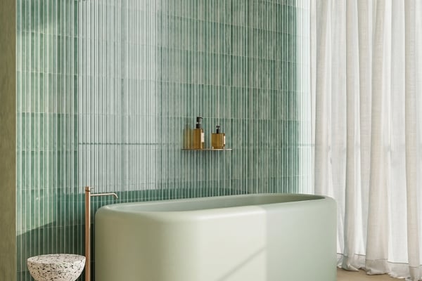Terracotta Linear Turquoise
