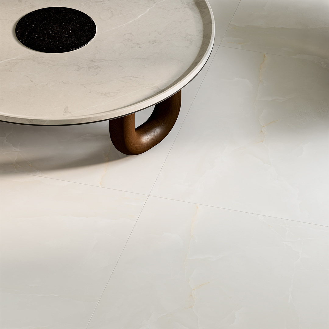 Glossy marble - Porcelain stoneware