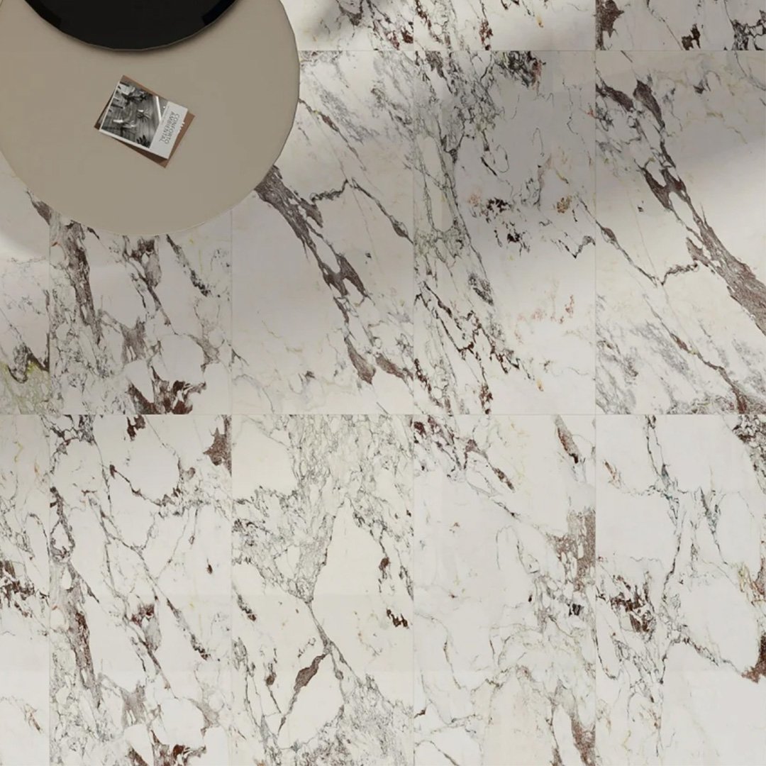 Glossy marble - Porcelain stoneware